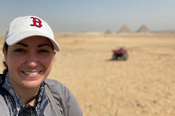 Quad in the Pyramids Desert - Customer Reviews and Badge of Excellence