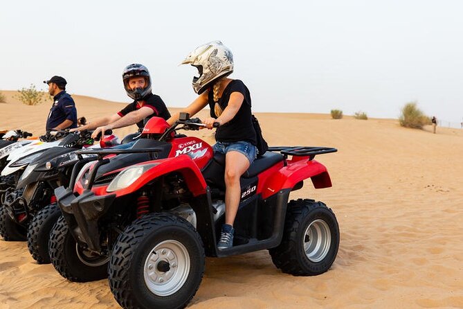 Red Dune Desert Safari With Dinner Quad Bike and Camel Ride - Comfortable Air-Conditioned Transport