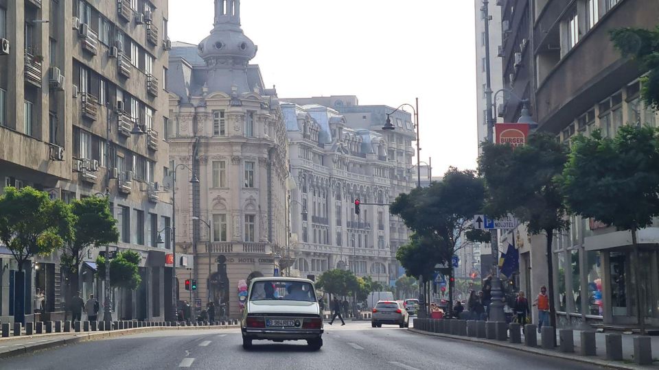 Romanian Vintage Car Driving Tour of Bucharest - 90min - Meeting Point and Driving Instruction