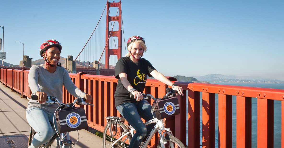 San Francisco: Golden Gate Bike Tour and Alcatraz Ticket - Fishermans Wharf to Sausalito