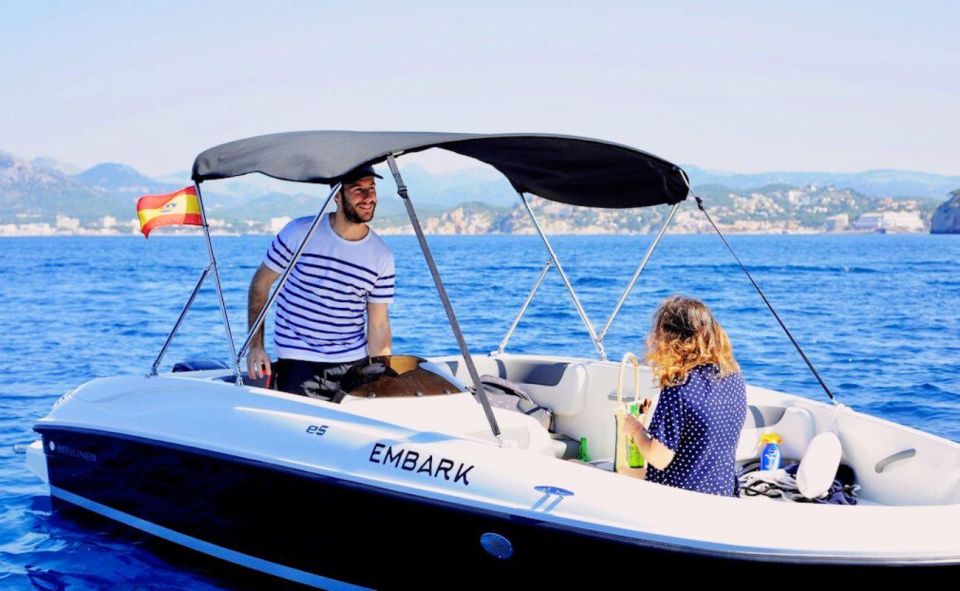 Santa Ponsa: BOAT Tour Without License. Be the Captain! - Important Deposit and Documents