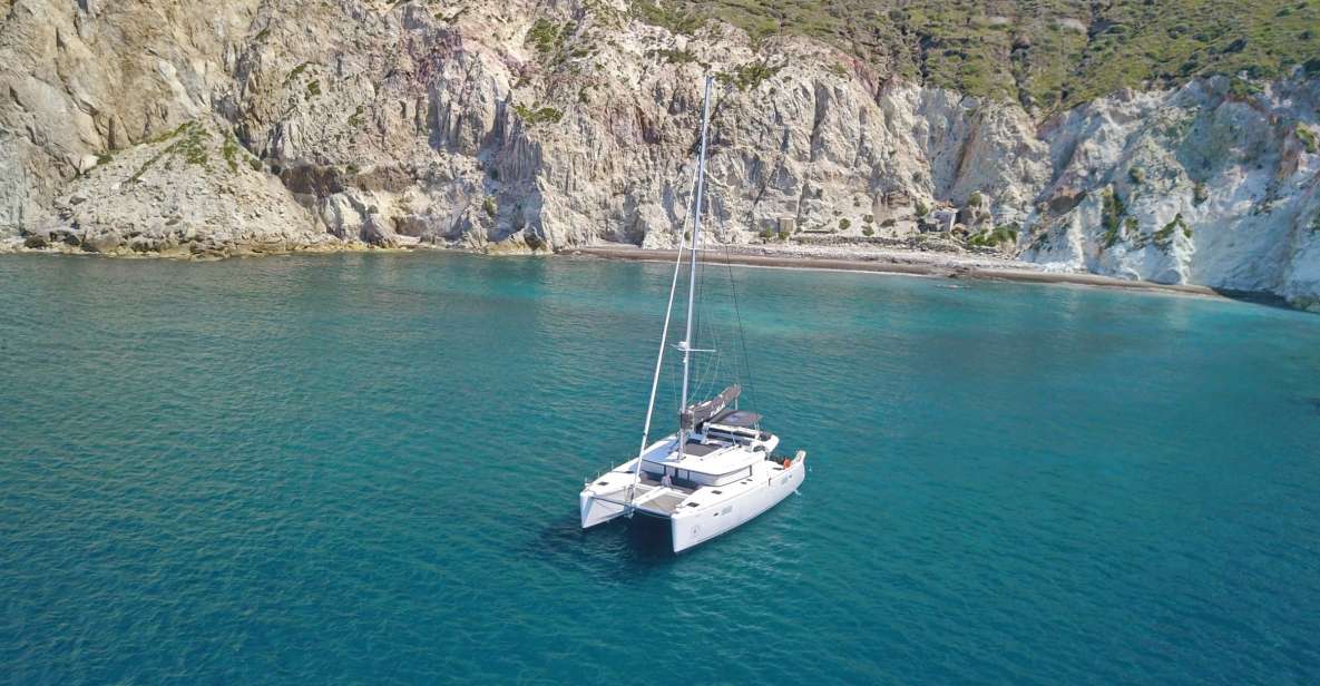 Santorini: Caldera Catamaran Cruise With Meal & Drinks - Included Amenities