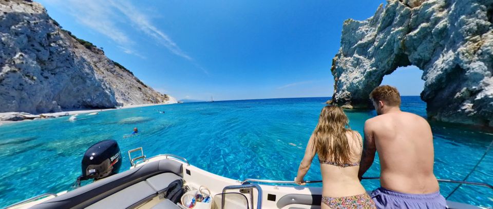 Skiathos: Skopelos Island Private Speed Boat Cruise - Languages and Tour Guide