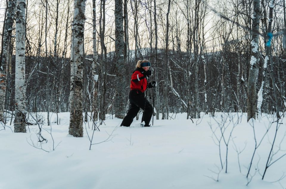 Snowshoeing Adventure to the Enchanting Frozen Waterfall - Exploring the Arctic With Snowshoeing