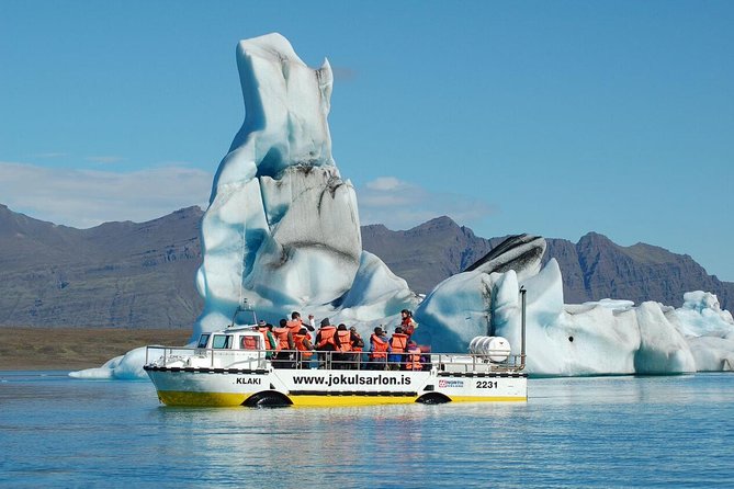 South Iceland and Glacier Lagoon: Jökulsárlón With Boat Tour - Skogafoss Waterfall