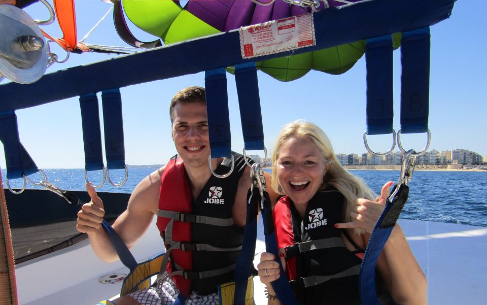 St. Julians: Parasailing Flight With Photos and Videos - Flight Experience