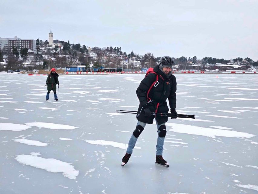 Stockholm: Nordic Ice Skating for Beginners on a Frozen Lake - Included Equipment