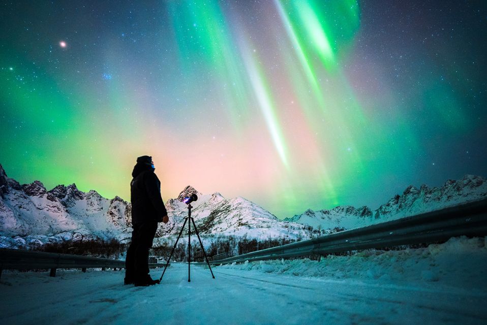 Svolvær's: Lofoten Northern Lights Hunt by Van With Snacks - Meeting Point and Pickup