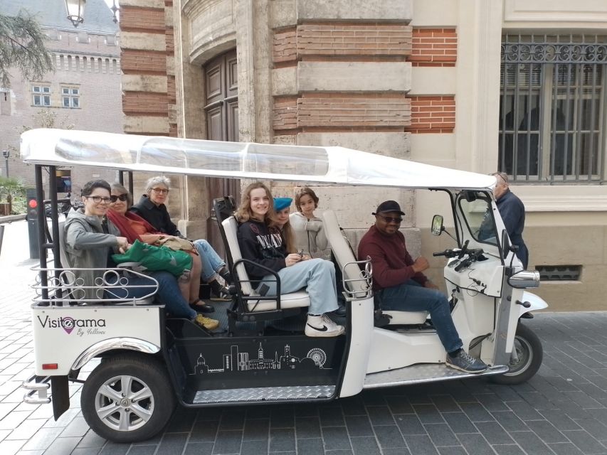 Toulouse: Electric Tuk-Tuk Tour With Photo Stops and Audio - Inclusions and Features