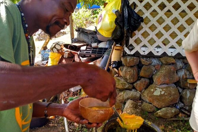 Traditional Rastafarian Ital Food at Pinneys Beach - Ital Soup Tasting