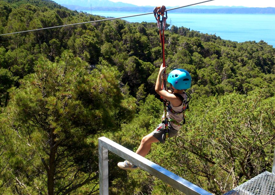 Tučepi: Zip Line Experience - Pickup Instructions