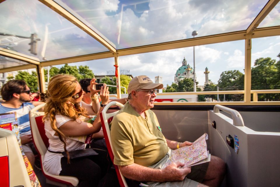 Vienna: 1-Day Hop-on Hop-off Bus Tour & City Airport Train - Interactive Tour App Features