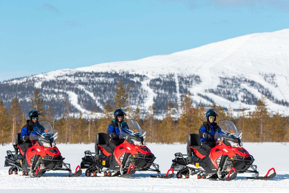 Ylläs: Snowmobile Adventure With Ice Fishing - Delicious Soup Lunch