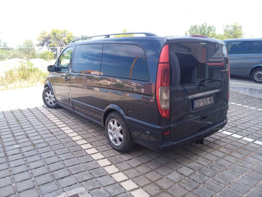 Zadar Airport Private Transfer: Makarska/Tucepi/Baska Voda - Inclusions and Restrictions