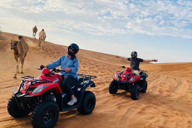 4X4 Safari Dubai Desert With Dinner and Quad Bike ATV - Convenient Hotel Pickup and Dropoff