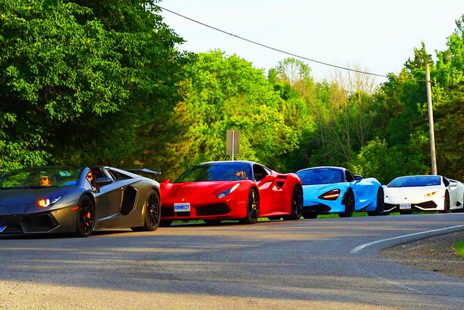 6 Hour Exotic Car Tour Driving 6 Super Cars + Lunch - Maximum Number of Travelers