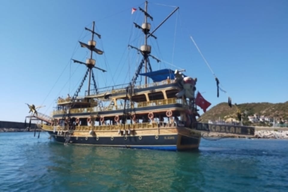 Alanya: Pirate Ship Cruise With Food and Swimming Stops - Unlimited Soft Drinks