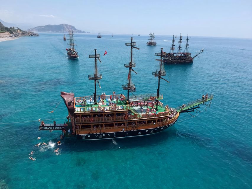 Alanya: Pirate Trip With Lunch and Unlimited Drinks - Foam Party and Entertainment