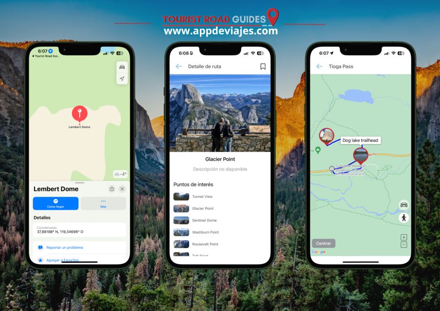 App Self-Guided Road Routes Yosemite National Park - Frequently Asked Questions