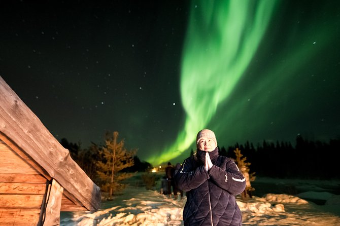 Arctic Lake Aurora Hunt, in a Cozy Lappish Tipi - Northern Lights Hunting