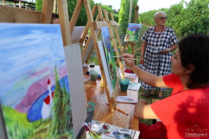 Art Experience With Food and Wine Tasting in Lazise - Language and Customization