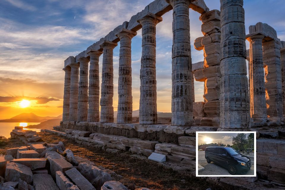 Athens: Private Sounion, Vouliagmeni Lake, and Thoricus Tour - Temple of Poseidon