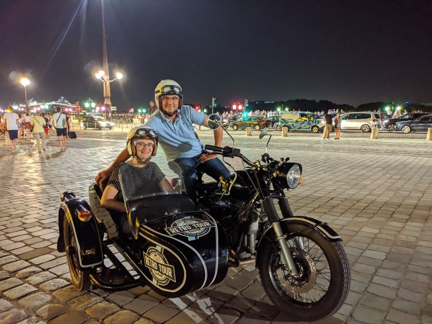 Bordeaux: Nighttime Sidecar Tour With Wine Tasting - Important Information for Participants