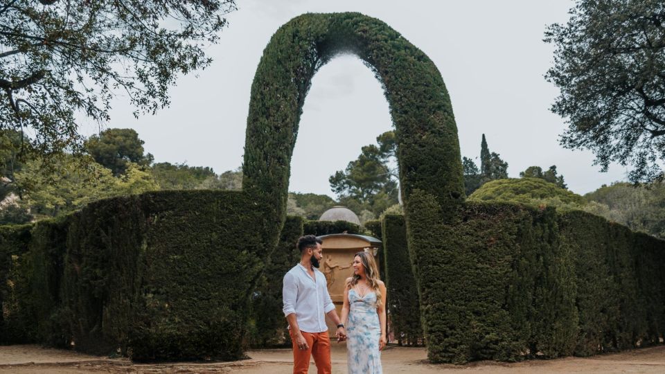 Capture Your Love Story in Horta Labyrinth Barcelona - Immerse in Barcelonas Enchanting Atmosphere