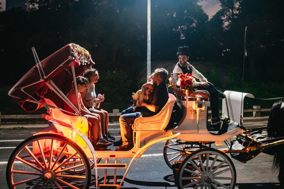 Central Park, Rockefeller & Times Carriage Ride (4 Adults) - Optional Roof and Blankets