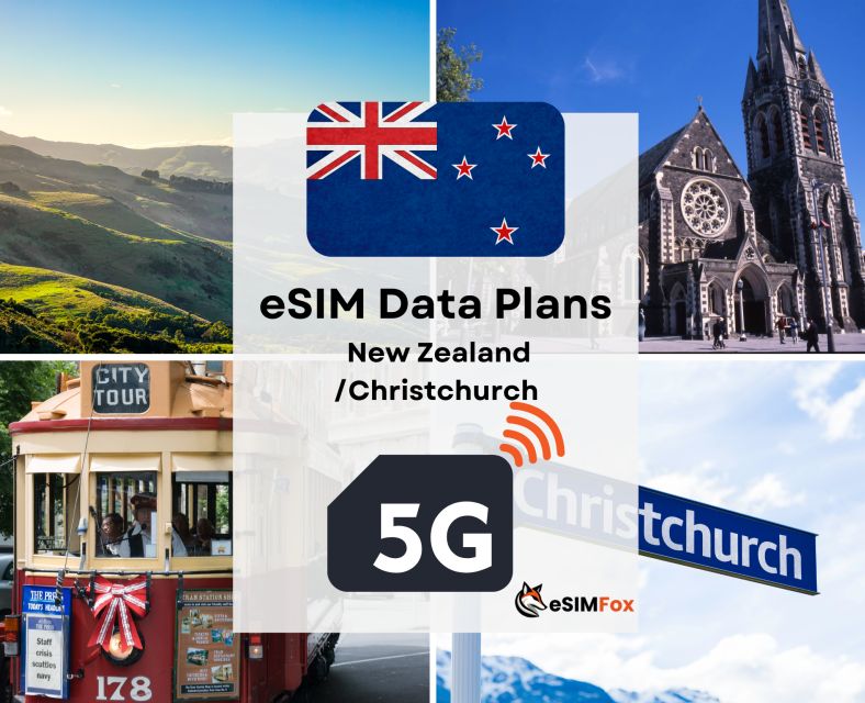 Christchurch :Esim Internet Data Plan High-Speed 4g/5g - Customer Support