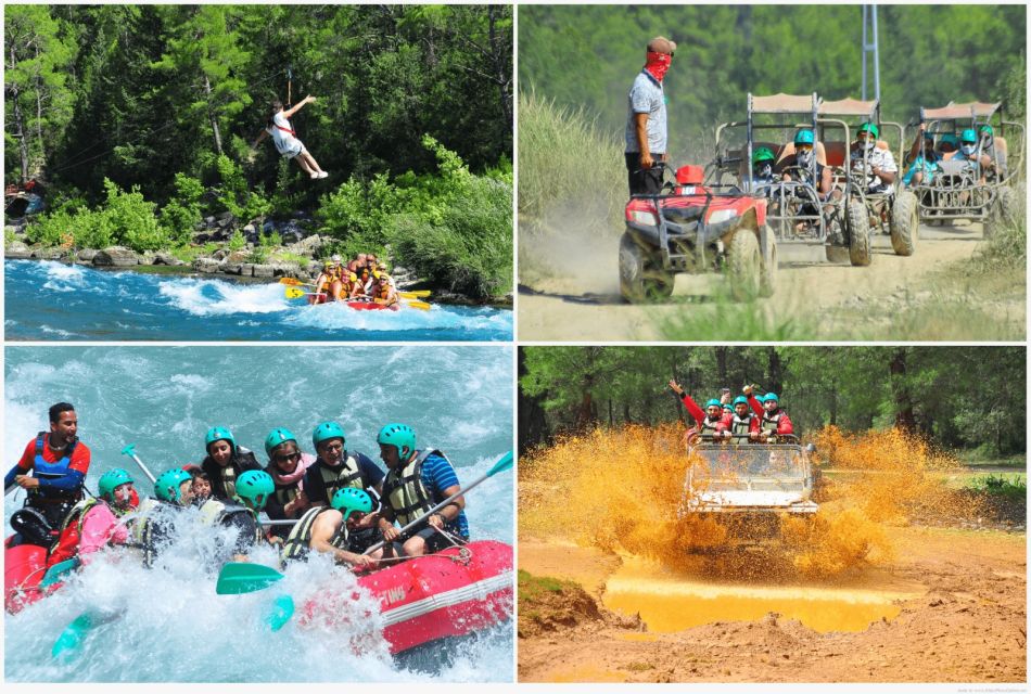 City of Side: Rafting, Zipline, Jeep, Buggy and Quad Combo - Suitability and Safety