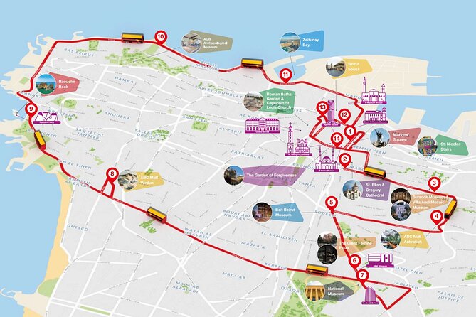 City Sightseeing Beirut Hop-On Hop-Off Bus Tour - Voucher and Ticket Information