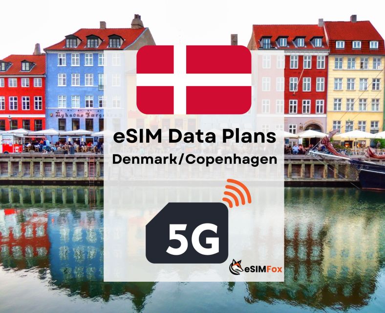 Copenhagen : Esim Internet Data Plan for Denmark 4g/5g - Voucher Information and Activation