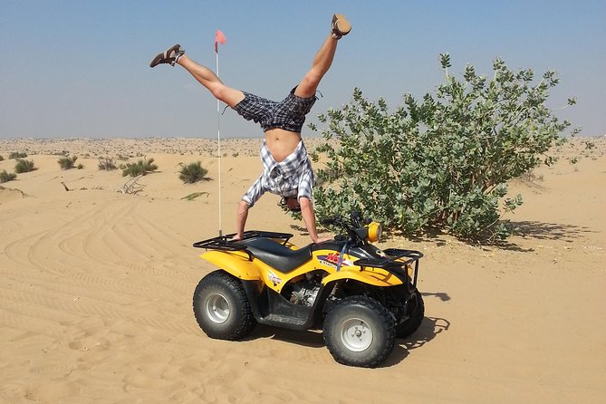 Dubai Desert Morning Tour in 4WD Vehicle: Camel Ride, Quad Bike Tour, Sandboarding, and Camel Farm - Included Refreshments