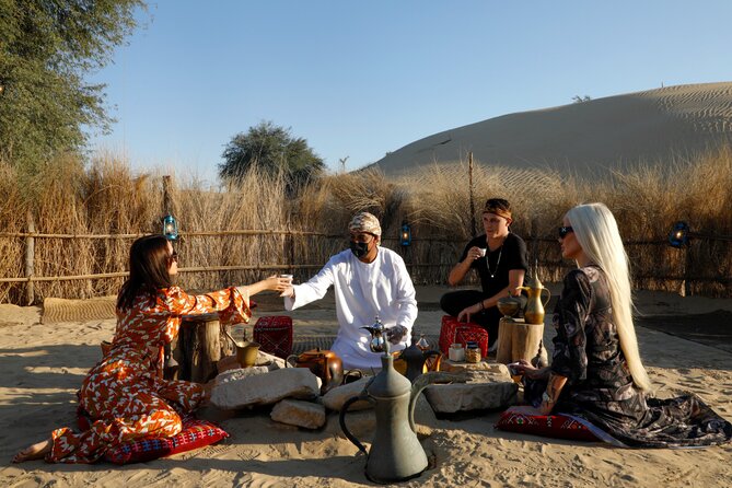 Dubai:Morning Heritage Safari by Vintage G Class & Al Marmoom Bedouin Experience - Camel Caravan Ride at the Village