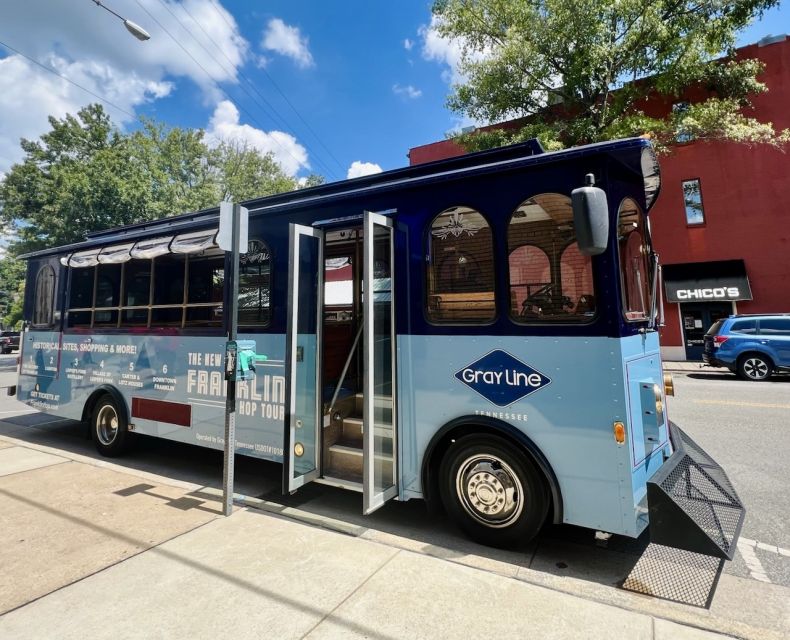 Franklin: Trolley Hop-On and Hop-Off Tour - Tour Logistics