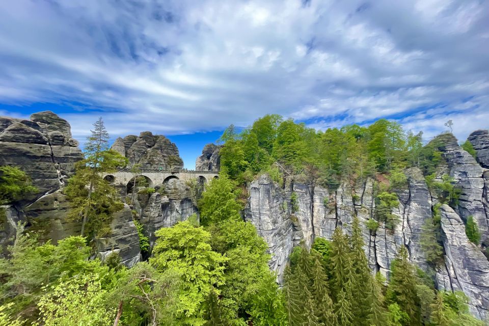 From Dresden: Bohemia and Saxon Switzerland Day Trip - Crossing the Bastei Bridge