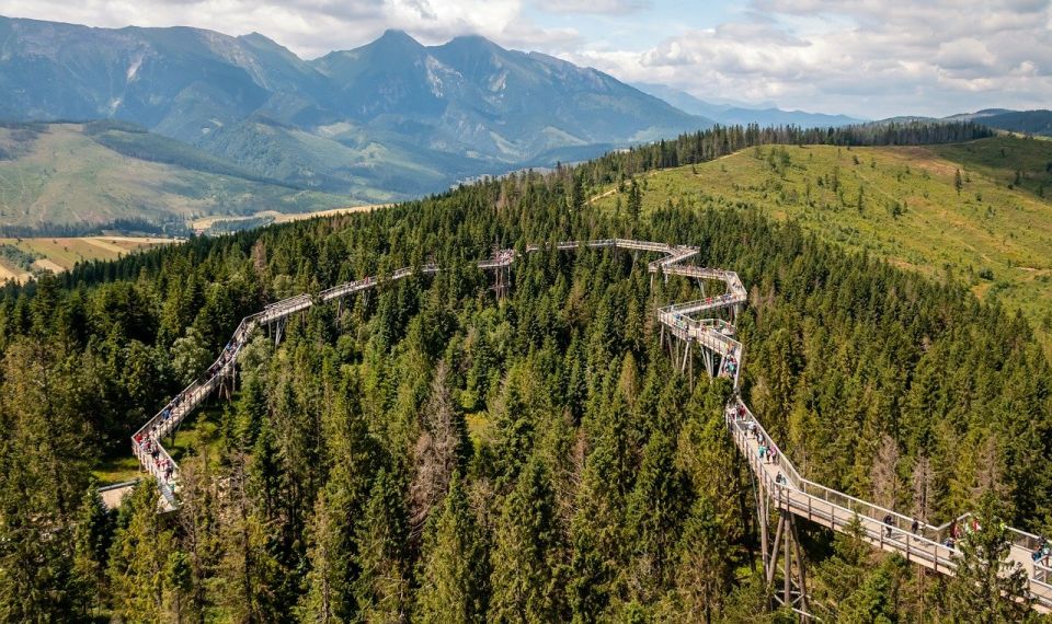 From Krakow: Slovakia Treetop Walk, Zakopane & Thermal Baths - Exploring Zdiar Village