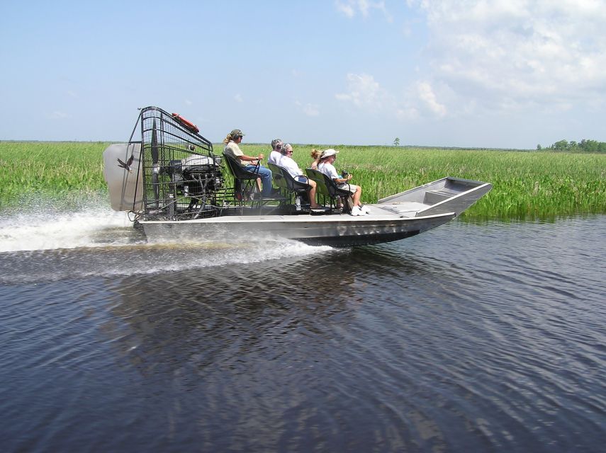 From New Orleans: Swamp Airboat, 2 Plantation Tours & Lunch - Gourmet Creole Lunch