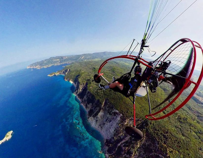 From Parelia: Paramotor Flight Over Corfus Coast - Cancellation Policy