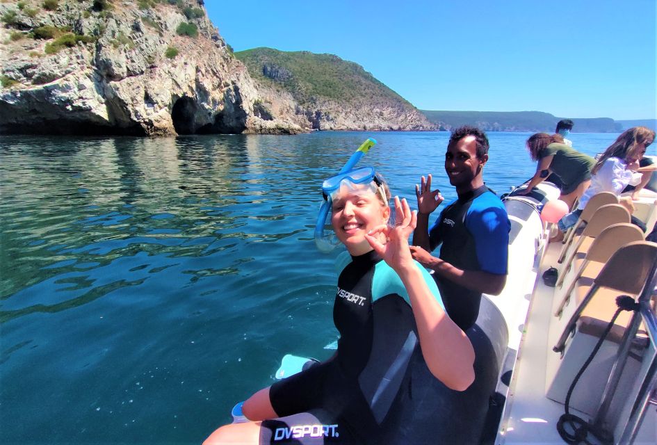 From Sesimbra: Exclusive!!! Sea Scooter Snorkeling Boat Tour - Zodiac Sightseeing Cruise