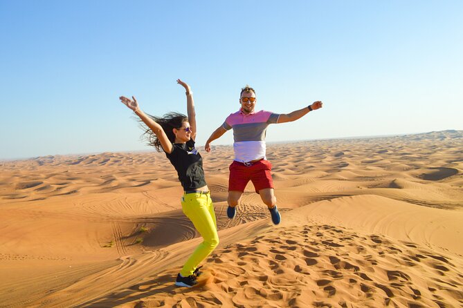 Full-Day Guided Red Dunes Desert Tour in Dubai With Camel Ride - Desert Camp and Shows