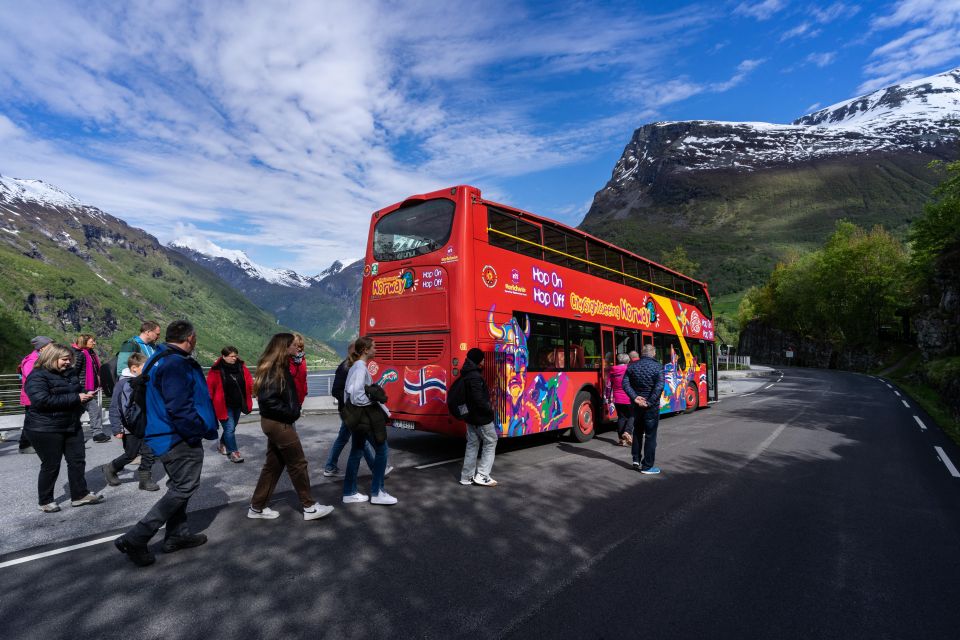 Geiranger: City Sightseeing Hop-On Hop-Off Bus Tour - Tour Duration and Frequency