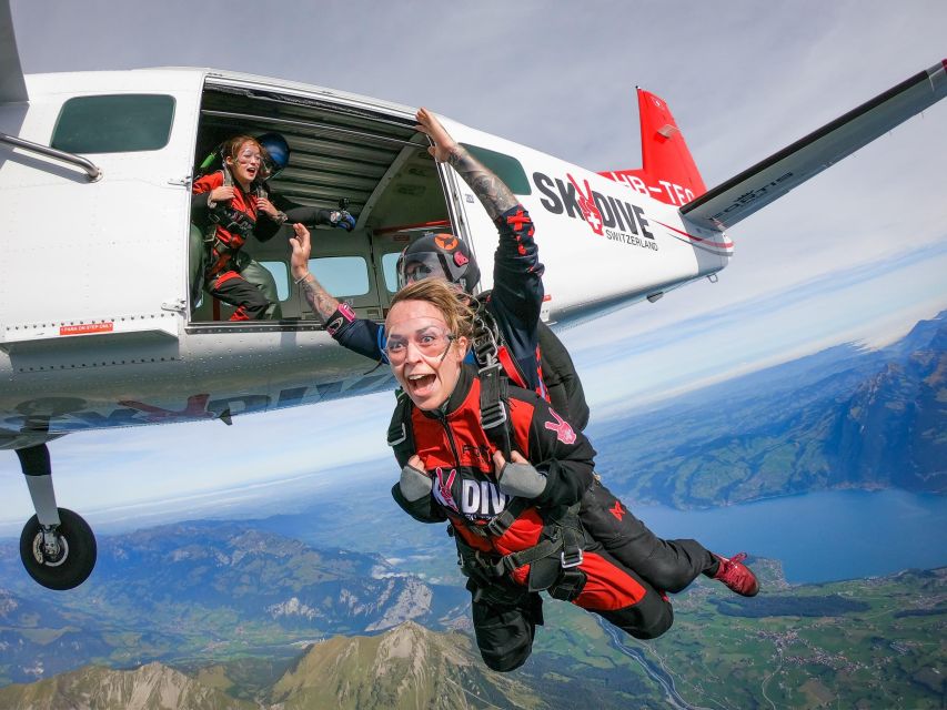 Interlaken: Airplane Skydiving Over the Swiss Alps - Tandem Instructor Guidance