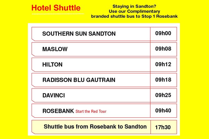 Joburg Hop-On Hop-Off Bus Tour With Apartheid Museum & Soweto - Soweto Extension Tour Option