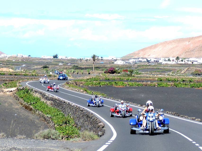 Lanzarote: Three Wheeler Trike Tour for Three People - Volcanic Landscapes