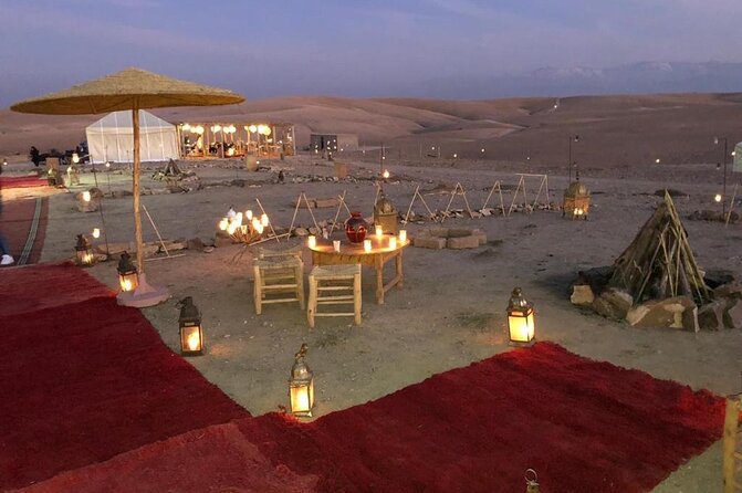 Magical Dinner & Show on the Sunset of Agafay Desert - Moroccan Hospitality