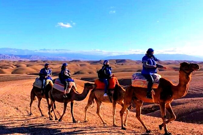 Marical Dinner and Camel Ride at Sunset in Desert of Marrakech - Sunset Experience