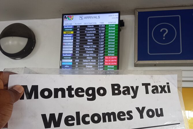 Montego Bay Airport Taxi to Royalton Negril - Accessibility Features