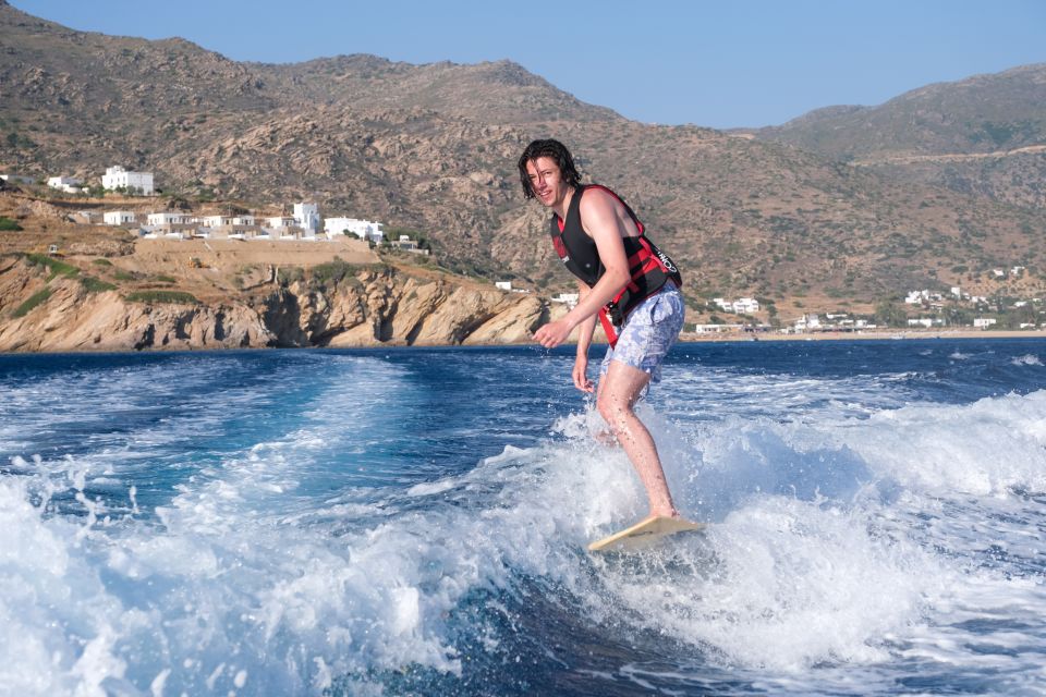 Mylopotas: Private Mastercraft X Boat Ride With Wakeboarding - Interactive Family Fun